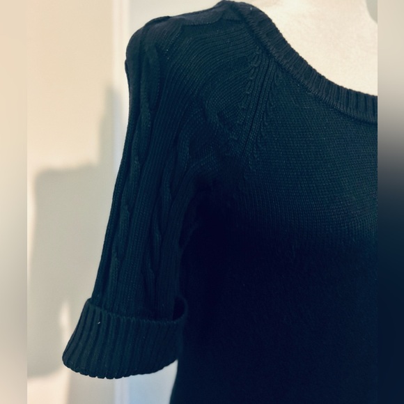 Jessica Howard Sweater Dress Women’s,Blue Color,Midi,Short Sleeve, Size PM - Picture 3 of 5